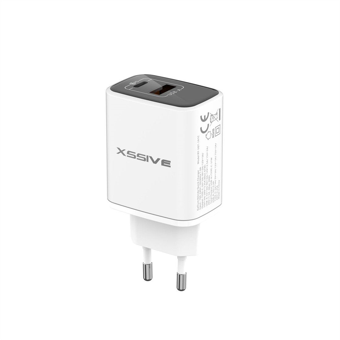 Xssive iPhone 20W USB-C Fast Charger Adapter With USB-C to Lighting Cable